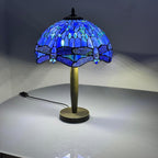 Tiffany Table Lamp 16 Inch Handcrafted Stained Glass