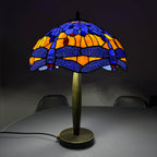 Tiffany Table Lamp 16 Inch Handcrafted Stained Glass