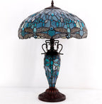 Tiffany Table Lamp Sea Stained Glass Dragonfly Style