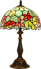 Tiffany Table Lamp Stained Glass 12x12x19 Inch Sea