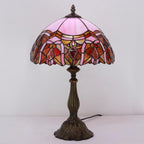 Tiffany Table Lamp Stained Glass 12x12x19 Inch Sea