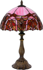 Tiffany Table Lamp Stained Glass 12x12x19 Inch Sea