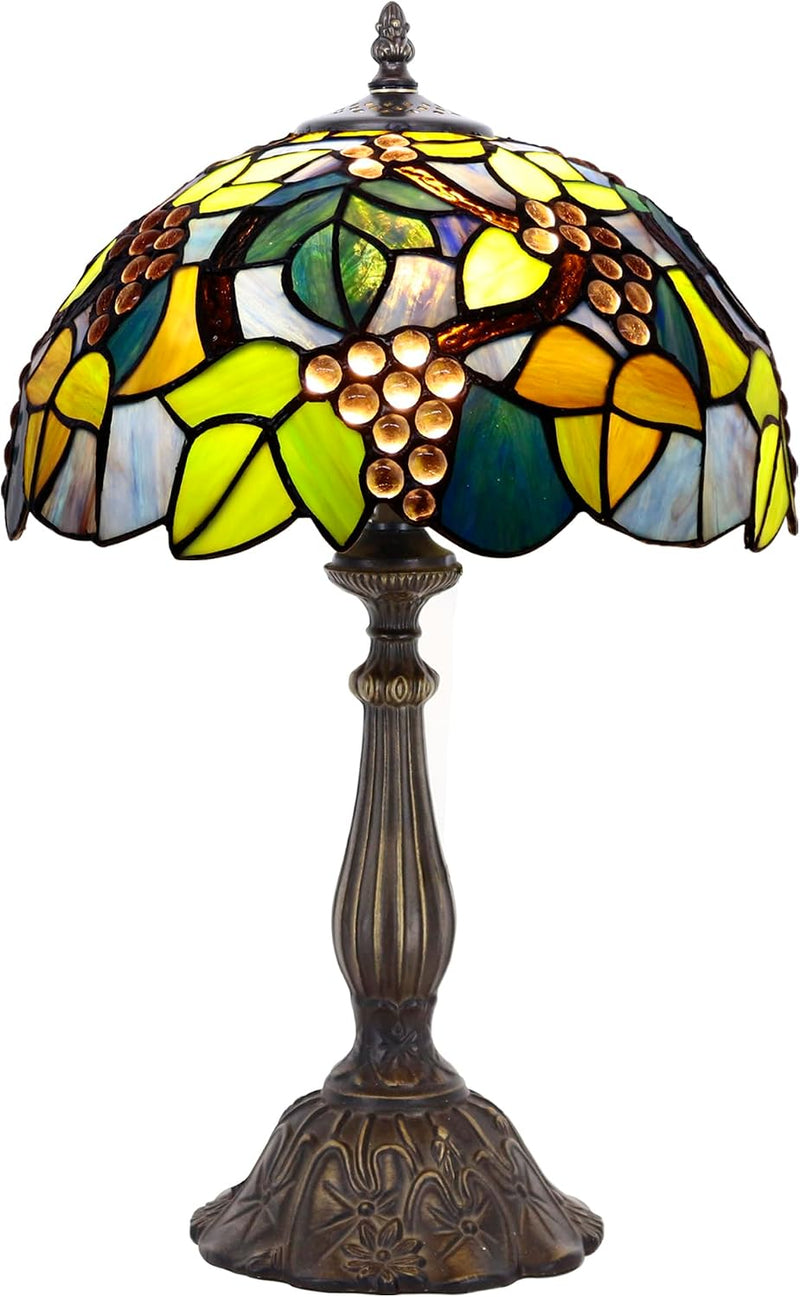 Tiffany Table Lamp Stained Glass 12x12x19 Inch Sea
