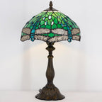 Tiffany Table Lamp Stained Glass 12x12x19 Inch Sea