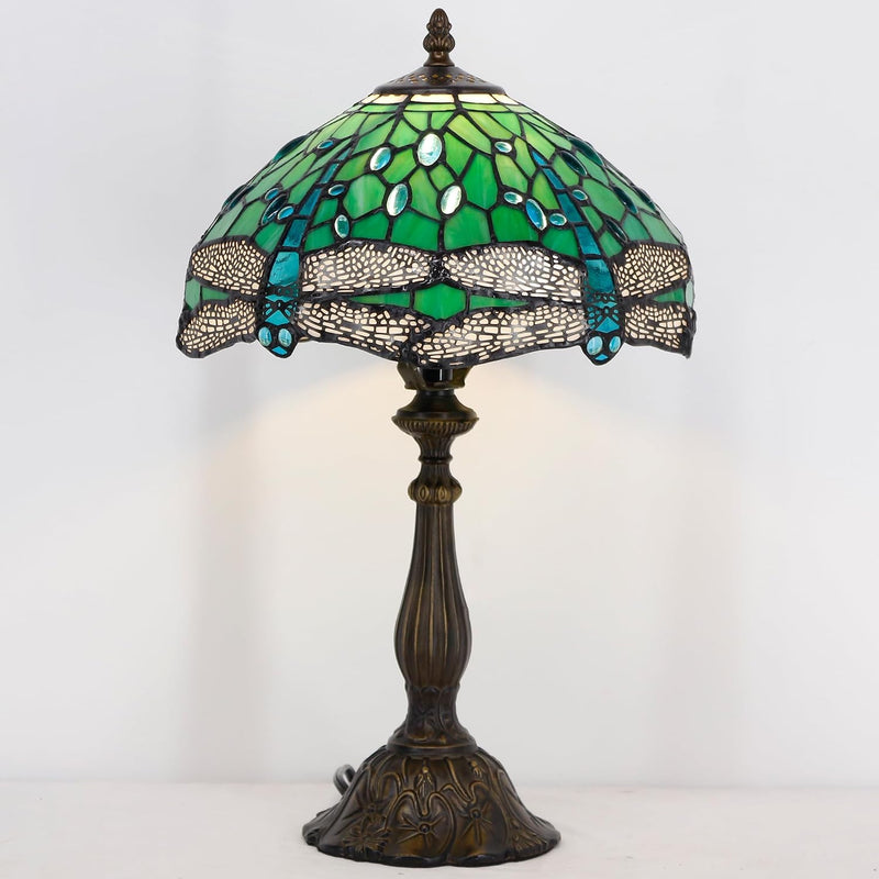 Tiffany Table Lamp Stained Glass 12x12x19 Inch Sea