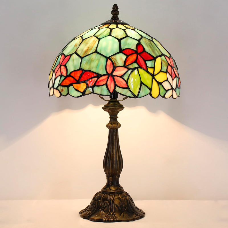 Tiffany Table Lamp Stained Glass 12x12x19 Inch Sea
