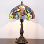 Tiffany Table Lamp Stained Glass 12x12x19 Inch Sea
