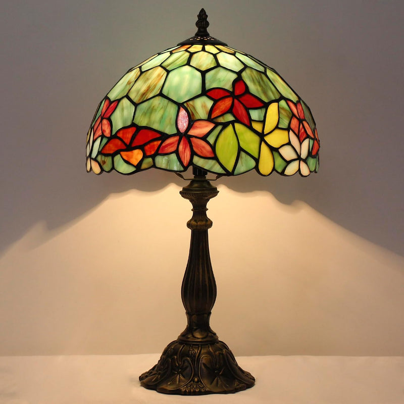 Tiffany Table Lamp Stained Glass 12x12x19 Inch Sea