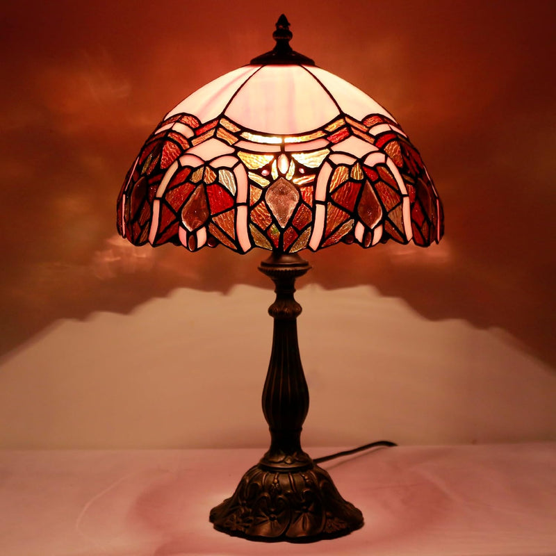Tiffany Table Lamp Stained Glass 12x12x19 Inch Sea