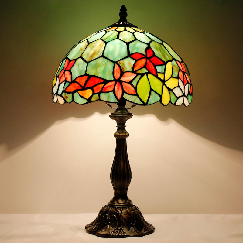 Tiffany Table Lamp Stained Glass 12x12x19 Inch Sea