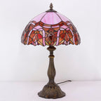 Tiffany Table Lamp Stained Glass 12x12x19 Inch Sea