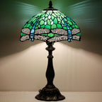 Tiffany Table Lamp Stained Glass 12x12x19 Inch Sea