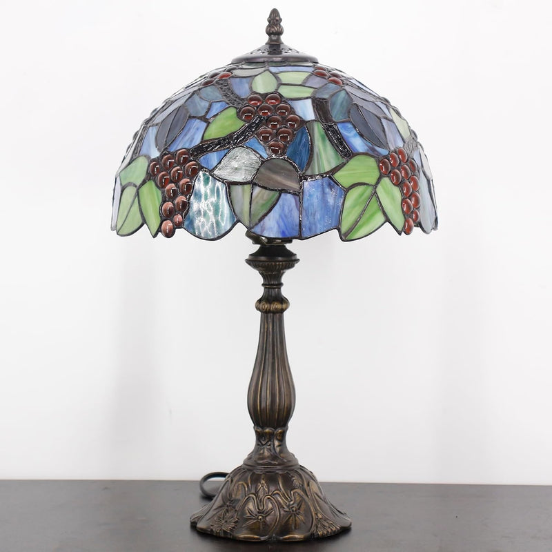 Tiffany Table Lamp Stained Glass 12x12x19 Inch Sea