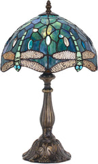 Tiffany Table Lamp Stained Glass 12x12x19 Inch Sea