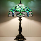 Tiffany Table Lamp Stained Glass 12x12x19 Inch Sea
