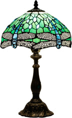 Tiffany Table Lamp Stained Glass 12x12x19 Inch Sea