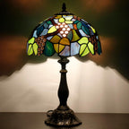Tiffany Table Lamp Stained Glass 12x12x19 Inch Sea