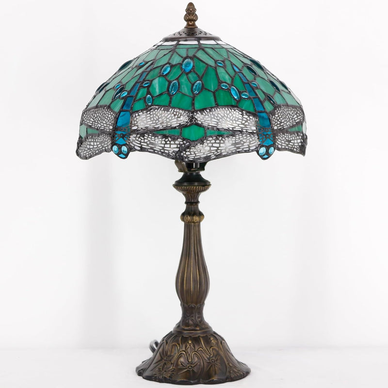 Tiffany Table Lamp Stained Glass 12x12x19 Inch Sea