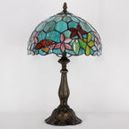 Tiffany Table Lamp Stained Glass 12x12x19 Inch Sea
