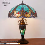 Tiffany Table Lamp Stained Glass Liaison Style