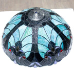 Tiffany Table Lamp Stained Glass Liaison Style