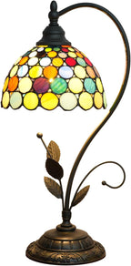 Tiffany Table Lamp Stained Glass Style S Leaves
