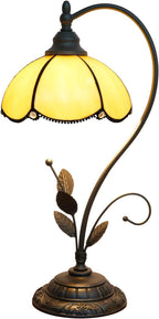 Tiffany Table Lamp Stained Glass Style S Leaves