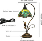 Tiffany Table Lamp Stained Glass Style S Leaves