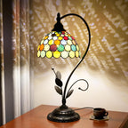 Tiffany Table Lamp Stained Glass Style S Leaves