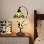 Tiffany Table Lamp Stained Glass Style S Leaves