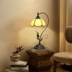 Tiffany Table Lamp Stained Glass Style S Leaves