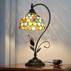 Tiffany Table Lamp Stained Glass Style S Leaves