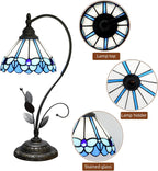 Tiffany Table Lamp Stained Glass Style S Leaves