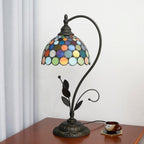 Tiffany Table Lamp Stained Glass Style S Leaves
