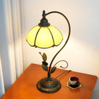 Tiffany Table Lamp Stained Glass Style S Leaves
