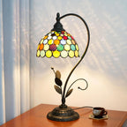 Tiffany Table Lamp Stained Glass Style S Leaves