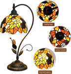 Tiffany Table Lamp Stained Glass Style S Leaves