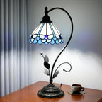 Tiffany Table Lamp Stained Glass Style S Leaves