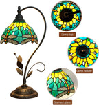 Tiffany Table Lamp Stained Glass Style S Leaves