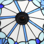 Tiffany Table Lamp Stained Glass Style S Leaves