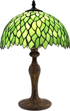 Tiffany Table Lamp Wisteria Style Stained Glass Desk