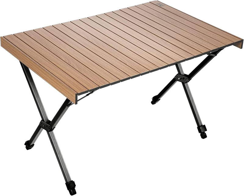 Roll Up Camping Table That Fold Height Adjustable
