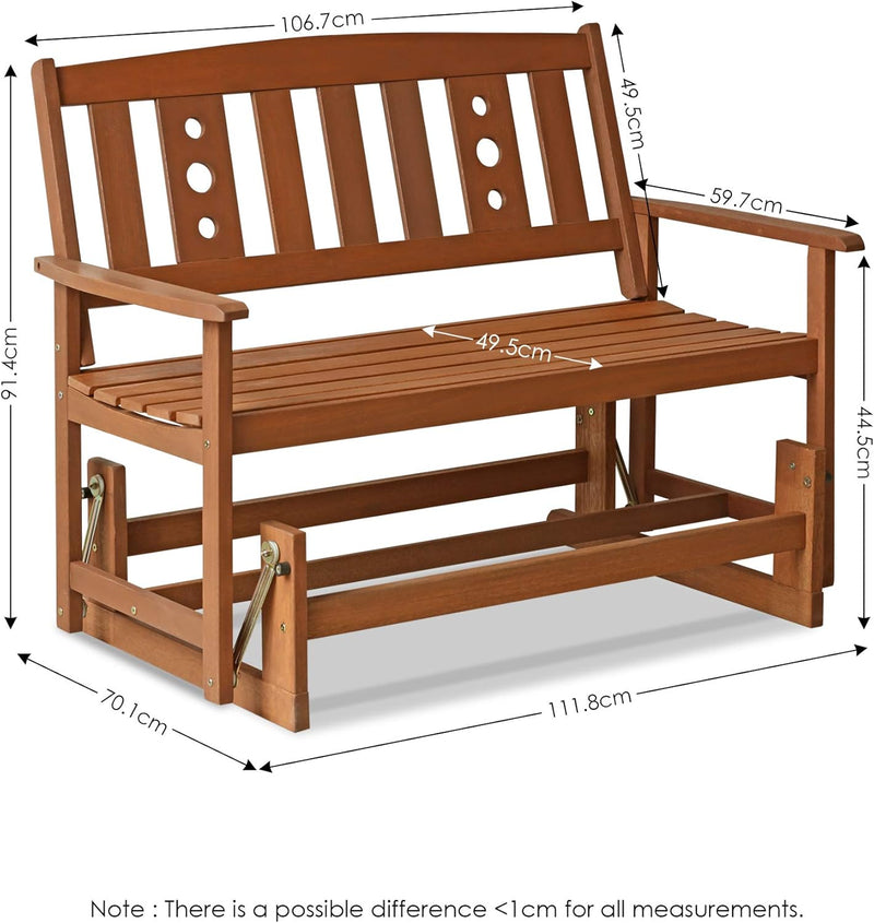Tioman Outdoor Glider New Mexico Chair for Patio