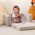 Toddler Chair Sherpa Folding Kids Sofa Bed Extra