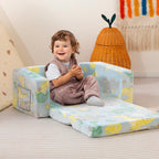 Toddler Chair Sherpa Folding Kids Sofa Bed Extra