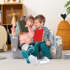 Toddler Chair Sherpa Folding Kids Sofa Bed Extra