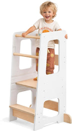 Toddler Kitchen Stool Tower Kids Step Montessori Design