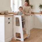 Toddler Kitchen Stool Tower Kids Step Montessori Design