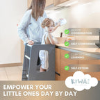 Toddler Kitchen Stool Tower Kids Step Montessori Design