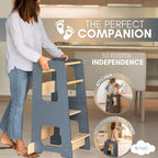 Toddler Kitchen Stool Tower Kids Step Montessori Design